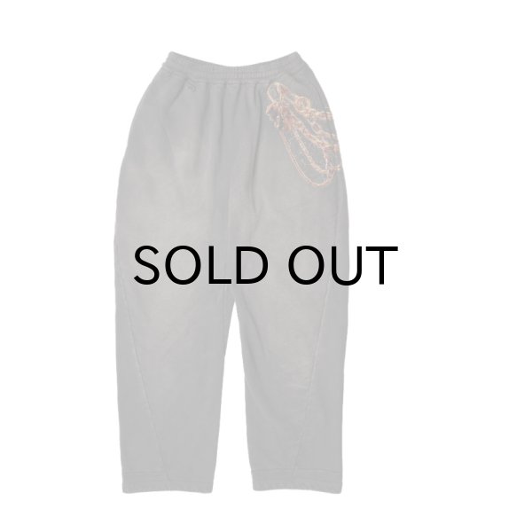 画像1: doublet (TROMPE L'ONEIL EMBROIDERY SWEATPANTS) BLACK (1)
