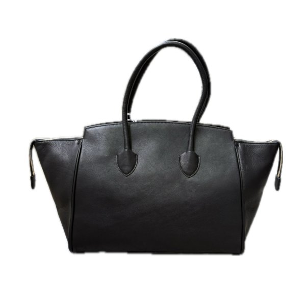 画像2: doublet (LAUGHING EMOJI LEATHER BAG) BLACK (2)