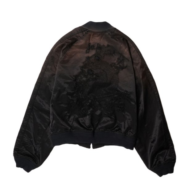 画像2: doublet (THRREADLESS AIR EMBROIDERY SOUVENIR JACKET) BLACK (2)