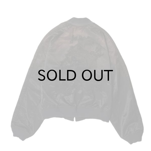 画像2: doublet (THRREADLESS AIR EMBROIDERY SOUVENIR JACKET) BLACK (2)