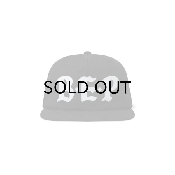 画像1: BLACK EYE PATCH (HEATED INITIALS CAP) BLACK (1)