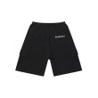 画像2: BLACK EYE PATCH (3 LETTER OE SWEAT CARGO BAGGY SHORTS) BLACK (2)