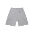 画像2: BLACK EYE PATCH (3 LETTER OE SWEAT CARGO BAGGY SHORTS) H.GRAY (2)