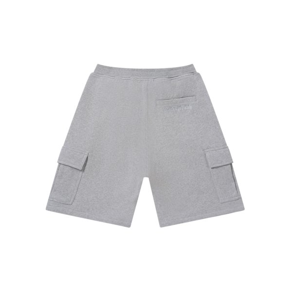 画像2: BLACK EYE PATCH (3 LETTER OE SWEAT CARGO BAGGY SHORTS) H.GRAY (2)