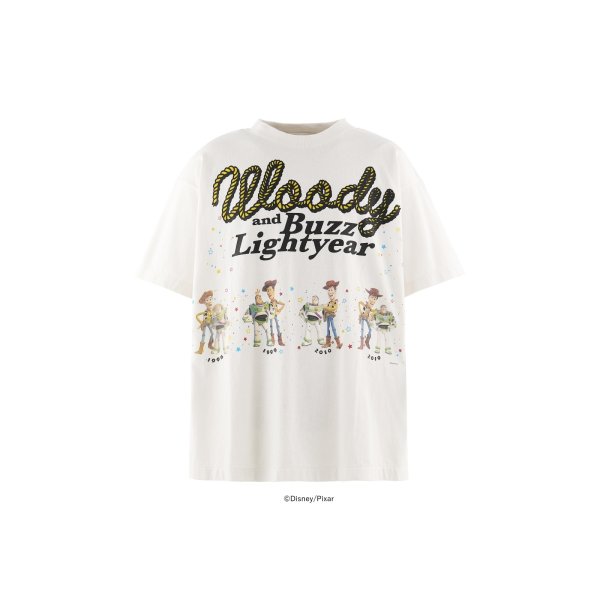 画像1: SAINT Mxxxxxx (PIXAR_SS T-SHIRT_Woody & Buzz) WHITE (1)