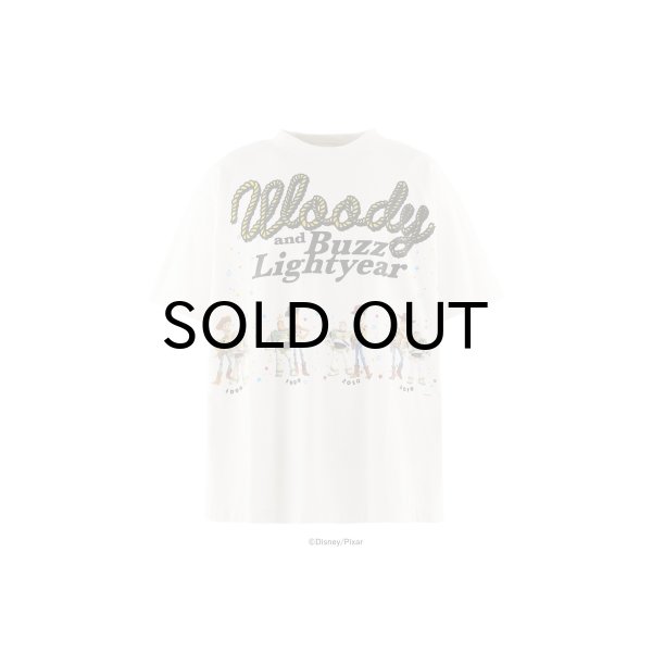 画像1: SAINT Mxxxxxx (PIXAR_SS T-SHIRT_Woody & Buzz) WHITE (1)