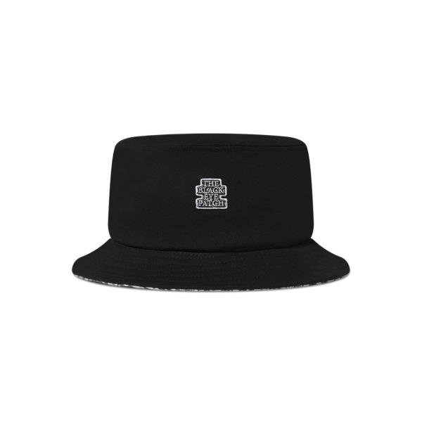 画像1: BLACK EYE PATCH (HUNDREDS UNDERBRIM BUCKET HAT) BLACK (1)
