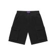 画像1: BLACK EYE PATCH (OG LABEL WASHED CARGO BAGGY SHORTS) BLACK (1)