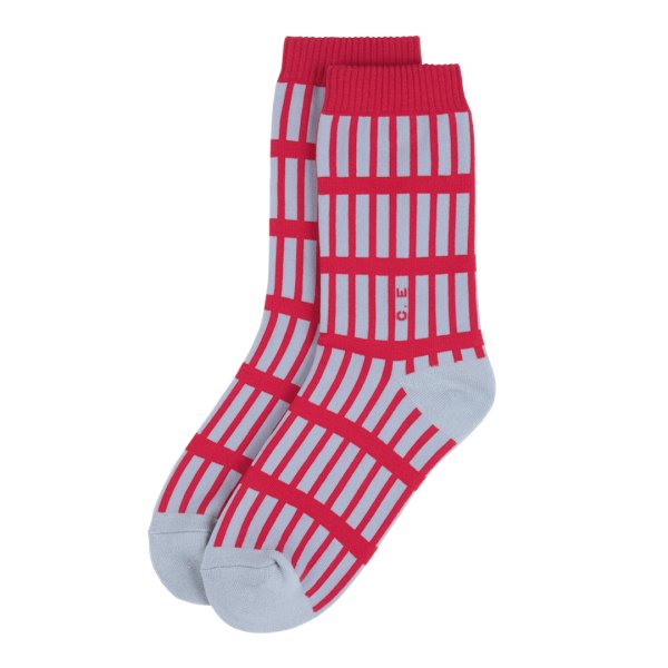 画像1: C.E (STRUCTURE SOCKS) RED (1)