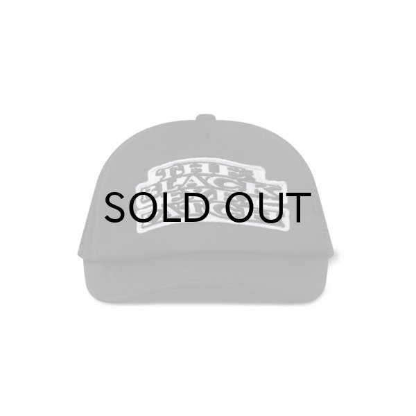 画像1: BLACK EYE PATCH (DISTORTED OG LABEL MESH CAP) BLACK (1)