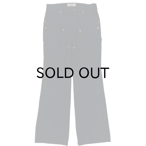 画像1: DAIRIKU ("FLARE" VINTAGE WASH PAINTER CHINO PANTS) BLACK (1)