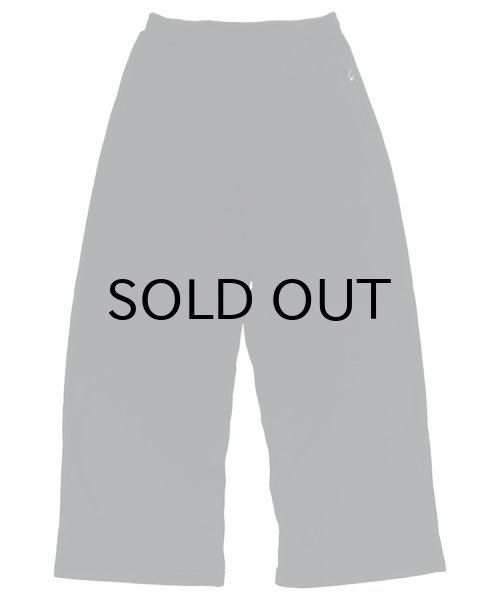 画像1: DAIRIKU (SILK-COTTON WIDE SWEAT PANTS) BLACK (1)