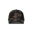 画像1: BLACK EYE PATCH (LEATHER PATCHED MESH CAP) D.CAMO (1)