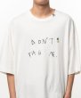 画像2: Maison MIHARA YASUHIRO (Don't Tag Me. Printed T-shirt) WHITE (2)