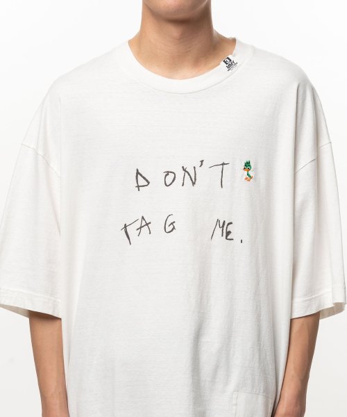 画像2: Maison MIHARA YASUHIRO (Don't Tag Me. Printed T-shirt) WHITE (2)