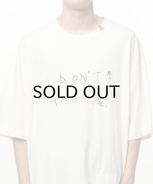 画像2: Maison MIHARA YASUHIRO (Don't Tag Me. Printed T-shirt) WHITE (2)