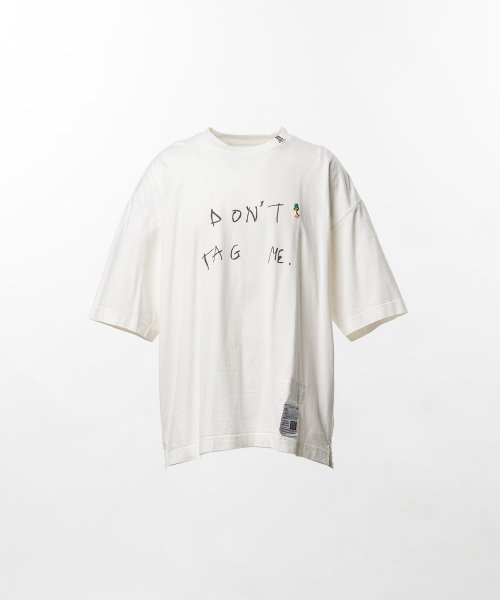 画像1: Maison MIHARA YASUHIRO (Don't Tag Me. Printed T-shirt) WHITE (1)
