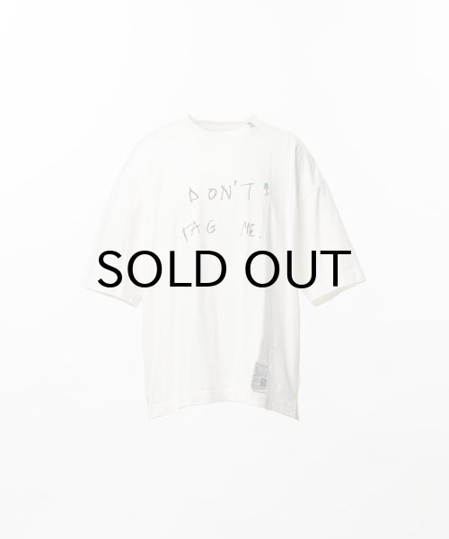 画像1: Maison MIHARA YASUHIRO (Don't Tag Me. Printed T-shirt) WHITE (1)
