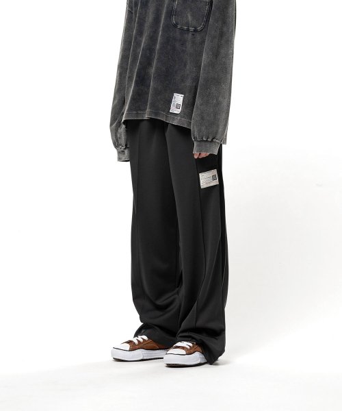 画像3: Maison MIHARA YASUHIRO (Folded Track Pants) BLACK (3)