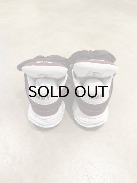 画像4: Maison MIHARA YASUHIRO ("WAYNE" PUFFER PATTERNED LACE LOW-TOP SNEAKERS) BORDEAUX (4)
