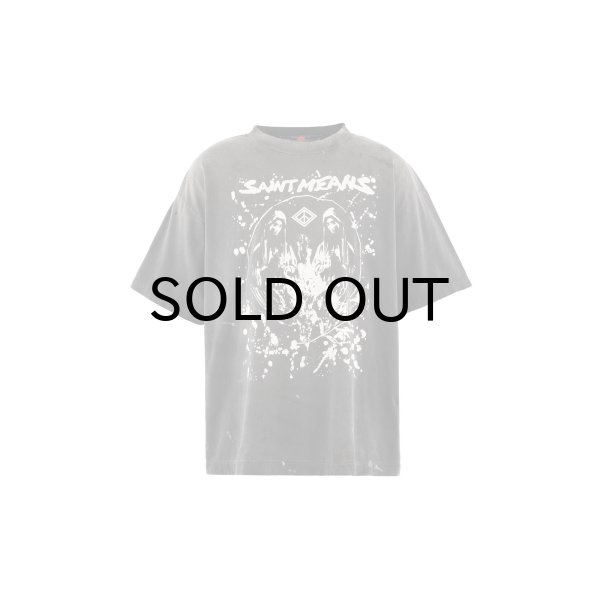 画像1: SAINT Mxxxxxx (BKM_SS T-SHIRT_SAINT MEANS) BLACK (1)