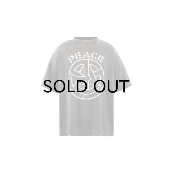 画像1: SAINT Mxxxxxx (BKM_SS T-SHIRT_PEACE) BLACK (1)
