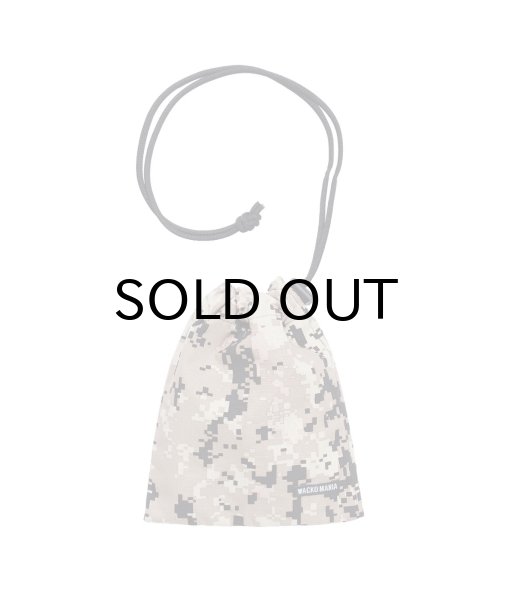 画像1: WACKO MARIA (DIGTAL CAMO DRAWSTRING BAG) BEIGE (1)