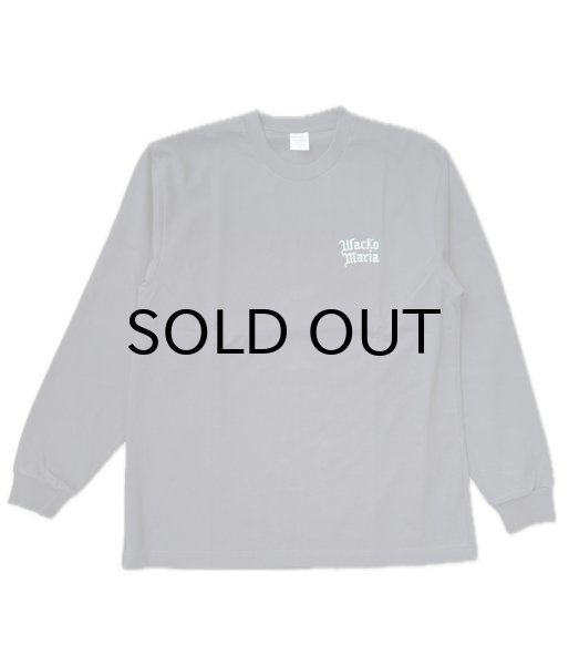 画像2: WACKO MARIA (WASHED HEAVY WEIGHT LONG SLEEVE T-SHIRT) BLACK (2)