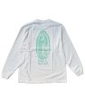 画像1: WACKO MARIA (WASHED HEAVY WEIGHT LONG SLEEVE T-SHIRT) WHITE (1)