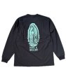 画像1: WACKO MARIA (WASHED HEAVY WEIGHT LONG SLEEVE T-SHIRT) BLACK (1)