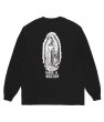 画像1: WACKO MARIA (WASHED HEAVY WEIGHT LONG SLEEVE T-SHIRT) BLACK (1)