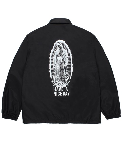 画像1: WACKO MARIA (COACH JACKET) BLACK (1)