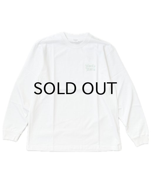 画像2: WACKO MARIA (WASHED HEAVY WEIGHT LONG SLEEVE T-SHIRT) WHITE (2)
