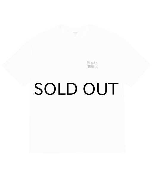画像2: WACKO MARIA (WASHED HEAVY WEIGHT T-SHIRT) WHITE (2)