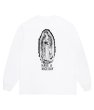 画像1: WACKO MARIA (WASHED HEAVY WEIGHT LONG SLEEVE T-SHIRT) WHITE (1)