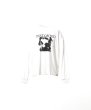 画像1: KAMIYA ("DISTORTED Girl" L/S T-shirt) WHITE (1)