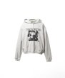画像1: KAMIYA ("DISTORTED Girl" Zip-up Hoodie) GRAY (1)