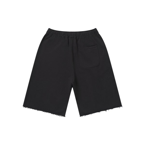 画像2: BLACK EYE PATCH (SMALL OG CUT OFF SWEAT SHORTS) BLACK (2)