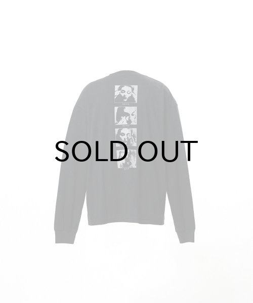 画像2: KAMIYA ("DISTORTED Girl" L/S T-shirt) BLACK (2)