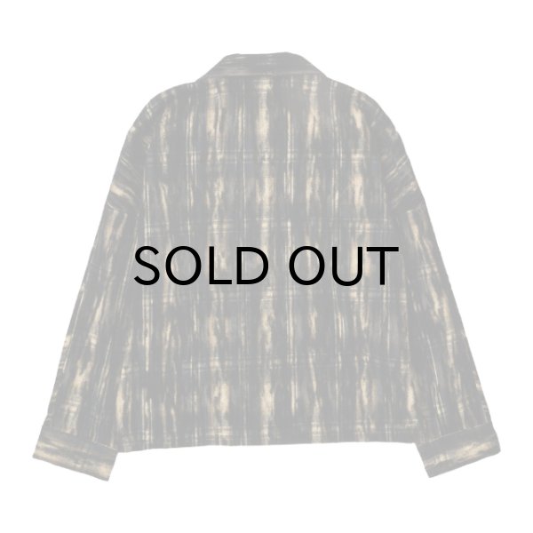 画像2: doublet (DUST FLOCKY PAJAMA SHIRT) BLACK (2)