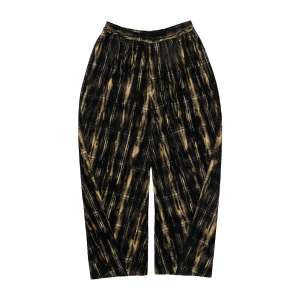 画像1: doublet (DUST FLOCKY PAJAMA PANTS) BLACK (1)