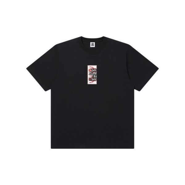画像1: BLACK EYE PATCH (HWC GESTURE LABEL TEE) BLACK (1)