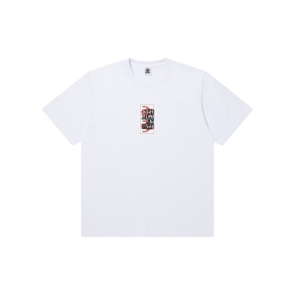 画像1: BLACK EYE PATCH (HWC GESTURE LABEL TEE) WHITE (1)
