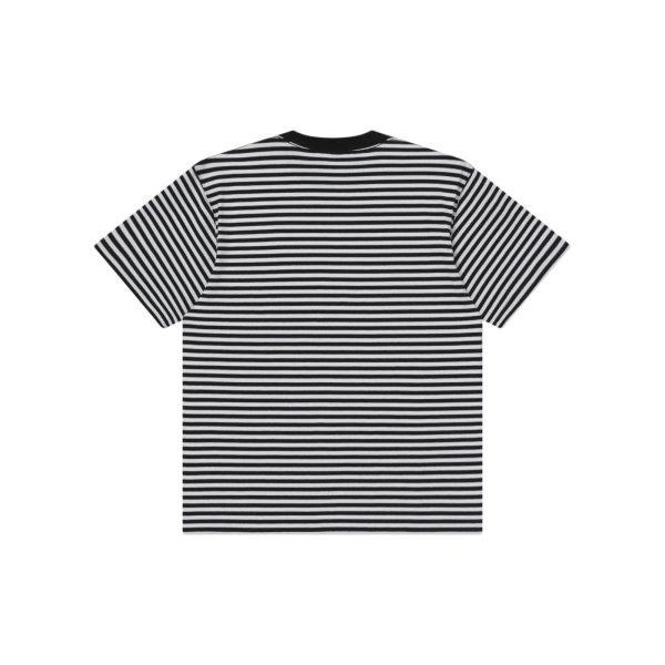 画像2: BLACK EYE PATCH (OG LABEL PATCHED STRIPE HEAVYWEIGHT TEE) WHT-BLK (2)
