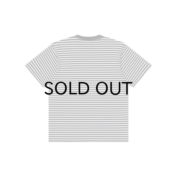 画像2: BLACK EYE PATCH (OG LABEL PATCHED STRIPE HEAVYWEIGHT TEE) WHT-BLK (2)