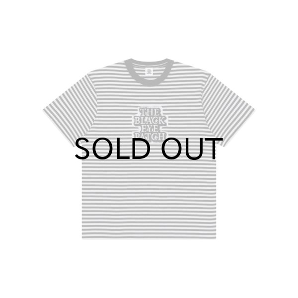 画像1: BLACK EYE PATCH (OG LABEL PATCHED STRIPE HEAVYWEIGHT TEE) WHT-BLK (1)