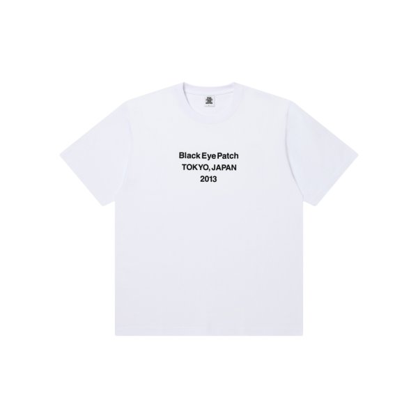 画像1: BLACK EYE PATCH (BRAND ORIGIN HEAVYWEIGHT TEE) WHITE (1)