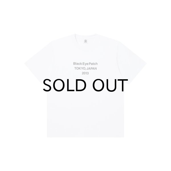 画像1: BLACK EYE PATCH (BRAND ORIGIN HEAVYWEIGHT TEE) WHITE (1)