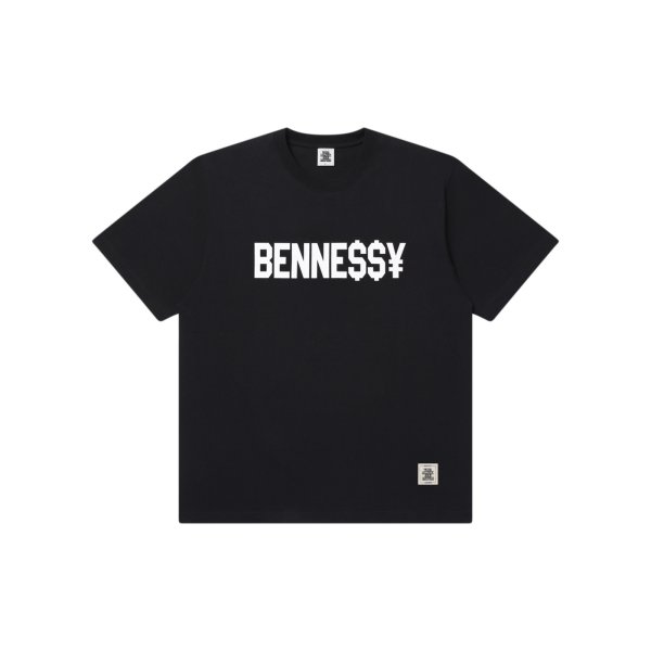 画像1: BLACK EYE PATCH (BENNESSY HEAVYWEIGHT TEE) BLACK (1)