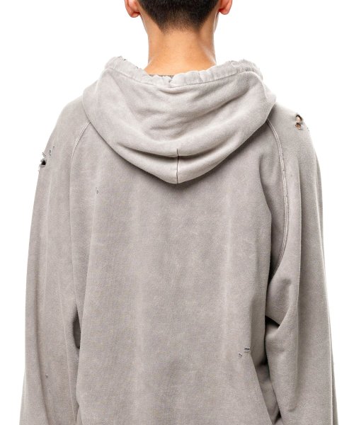 画像2: Maison MIHARA YASUHIRO (Bleached Hoodie) KHAKI (2)